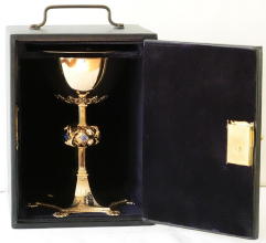 Solid Sterling silver Gothic Chalice